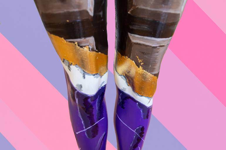 Original Abstract Body Sculpture by Shaz Bilyard