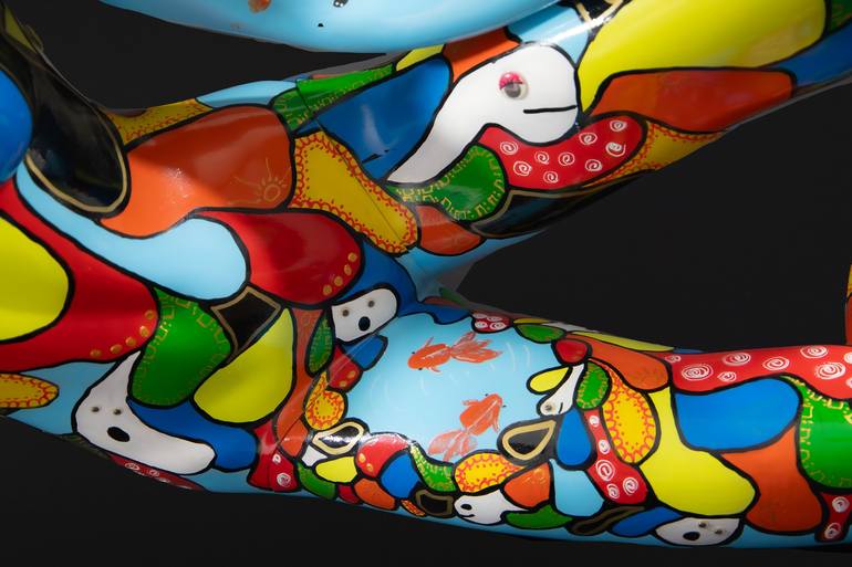 Original Abstract Body Sculpture by Shaz Bilyard