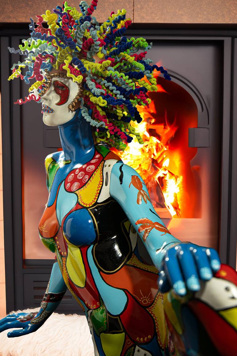 Original Abstract Body Sculpture by Shaz Bilyard