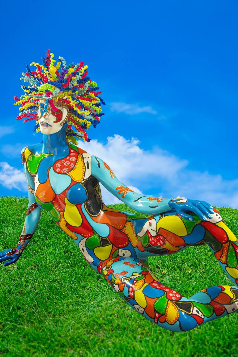 Original Abstract Body Sculpture by Shaz Bilyard
