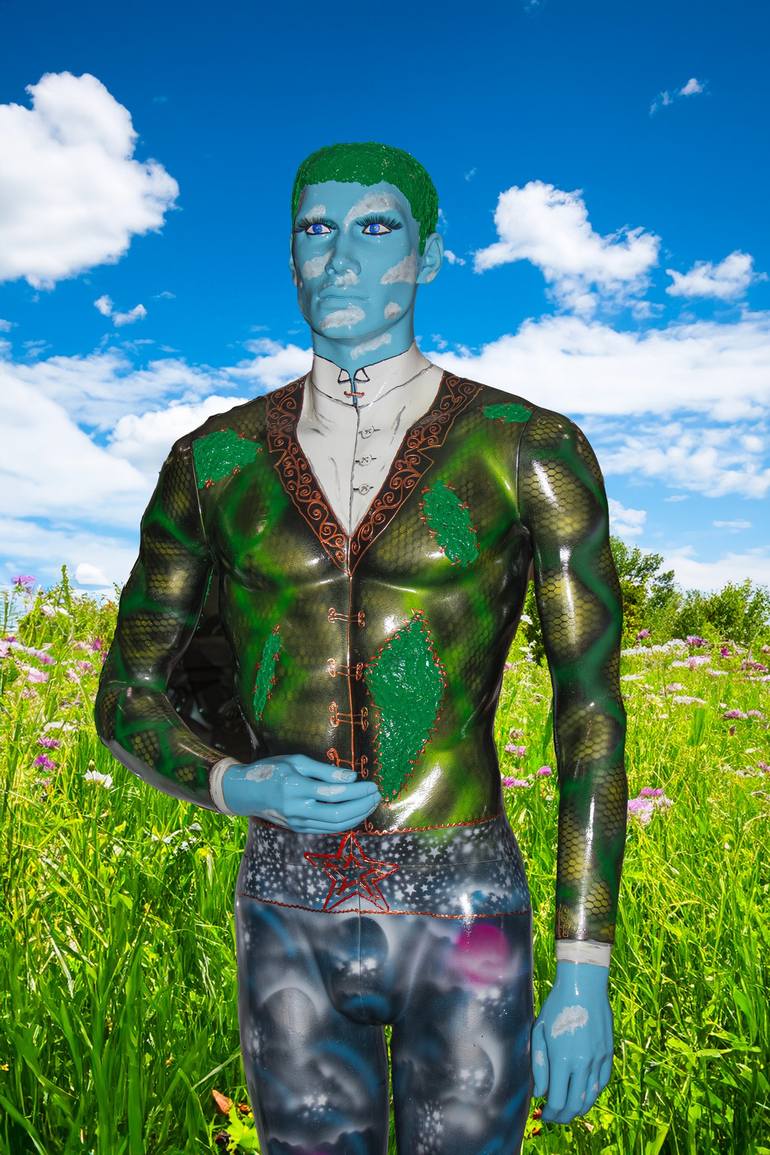 Original Abstract Body Sculpture by Shaz Bilyard