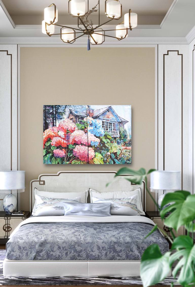 Original Abstract Expressionism Abstract Painting by Valentyna Kniazieva