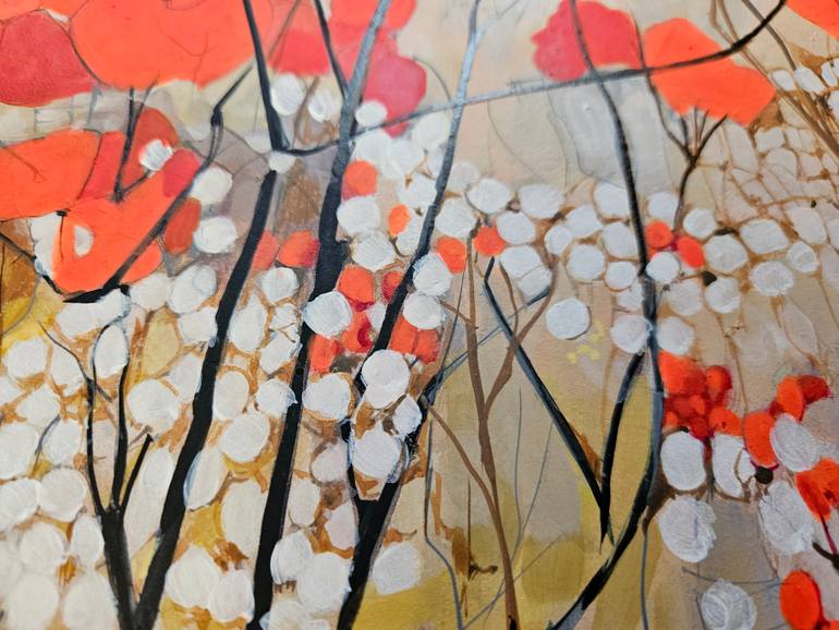Original Abstract Expressionism Abstract Painting by Valentyna Kniazieva