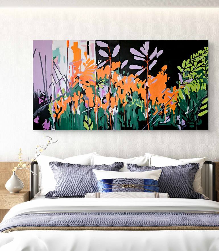 Original Abstract Painting by Valentyna Kniazieva