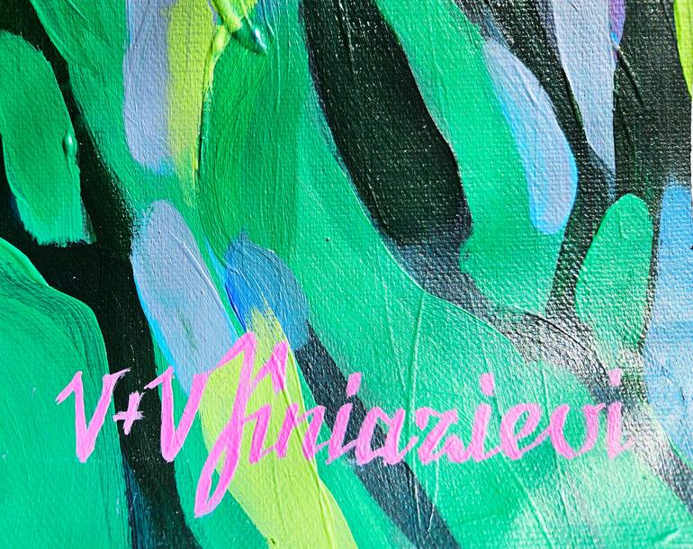 Original Contemporary Abstract Painting by Valentyna Kniazieva
