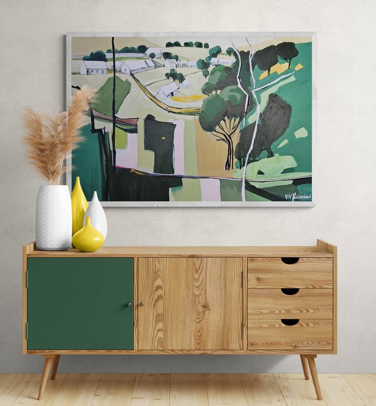 Original Contemporary Abstract Painting by Valentyna Kniazieva