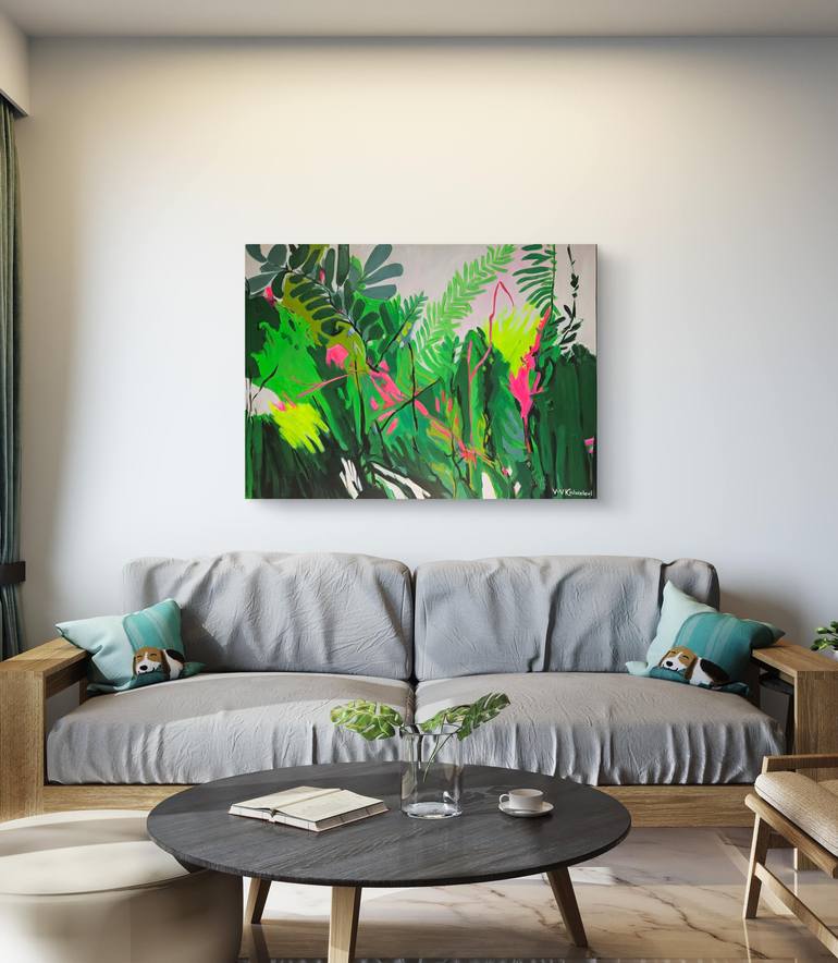 Original Contemporary Abstract Painting by Valentyna Kniazieva