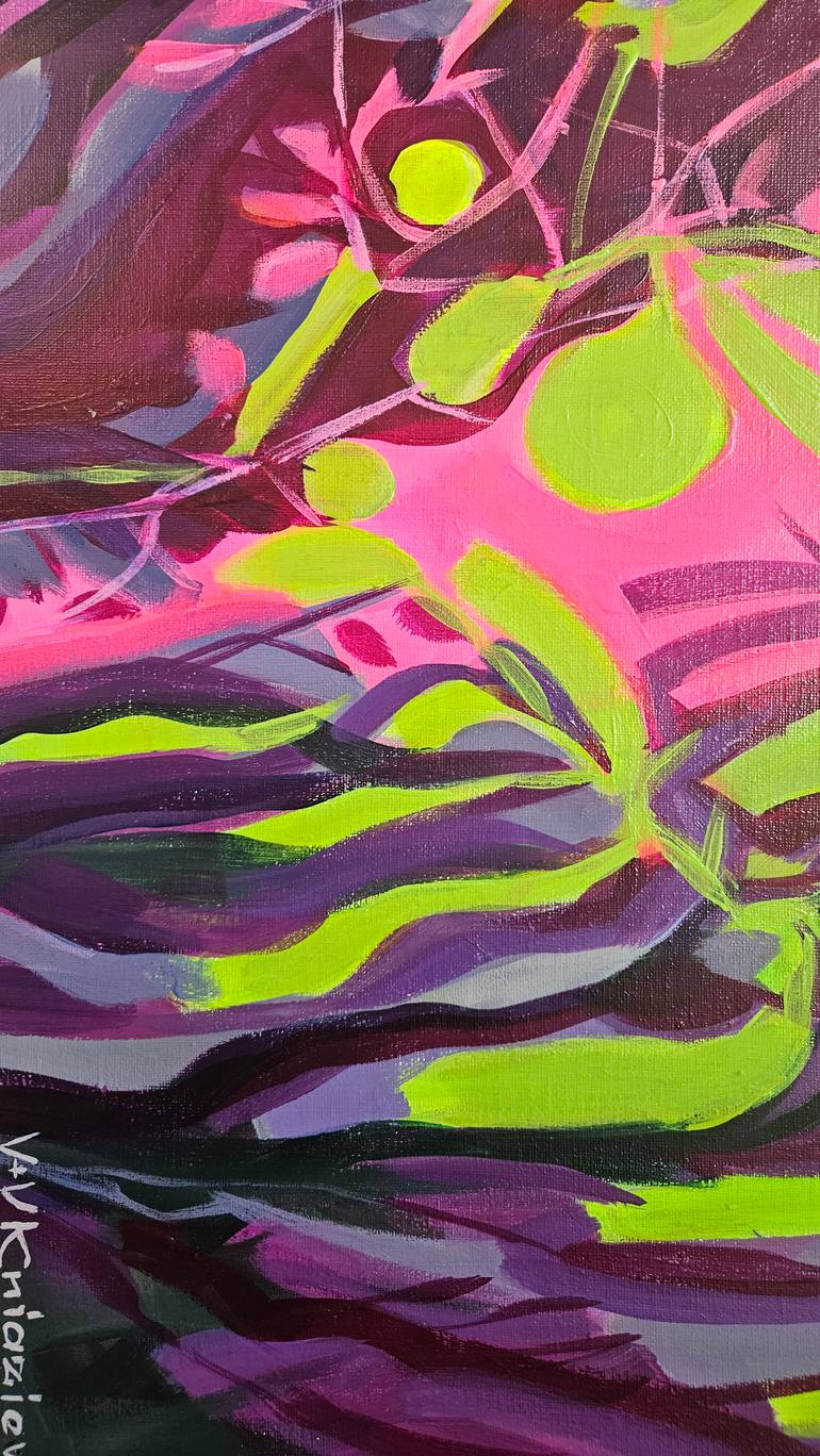Original Contemporary Abstract Painting by Valentyna Kniazieva