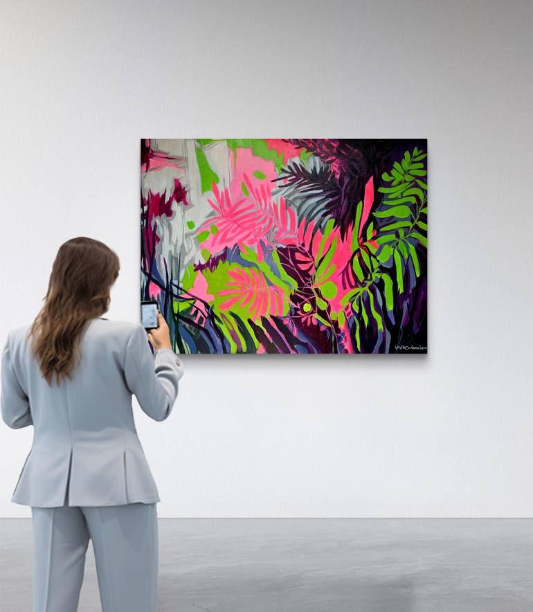 Original Contemporary Abstract Painting by Valentyna Kniazieva