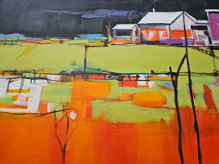 Original Contemporary Abstract Painting by Valentyna Kniazieva