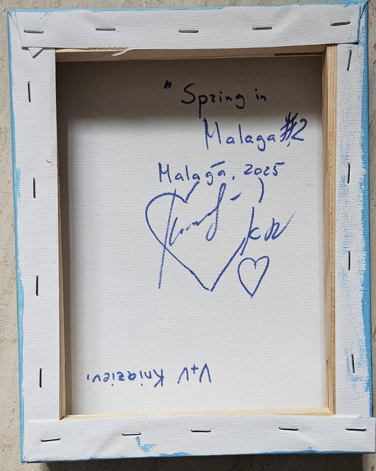 Original Abstract Seascape Painting by Valentyna Kniazieva