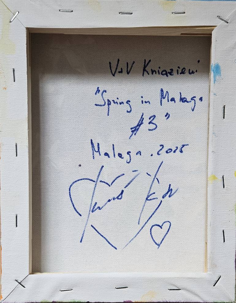 Original Abstract Seascape Painting by Valentyna Kniazieva