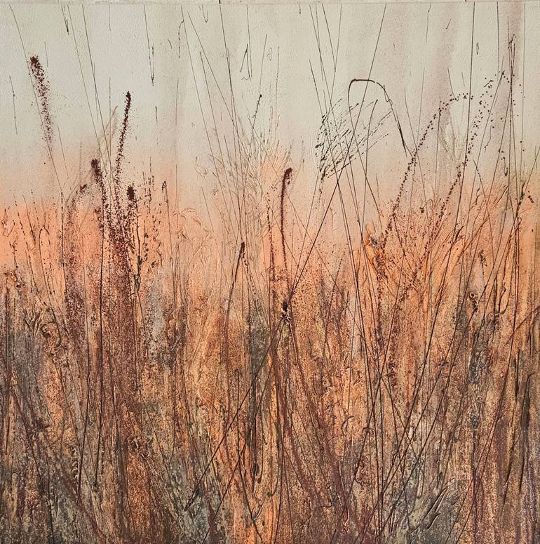 Original Contemporary Abstract Mixed Media by Valentyna Kniazieva