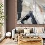 Elegant abstract horse painting
