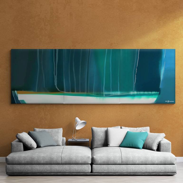 Original Impressionism Abstract Painting by Valentyna Kniazieva