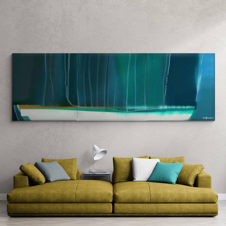 Original Impressionism Abstract Painting by Valentyna Kniazieva