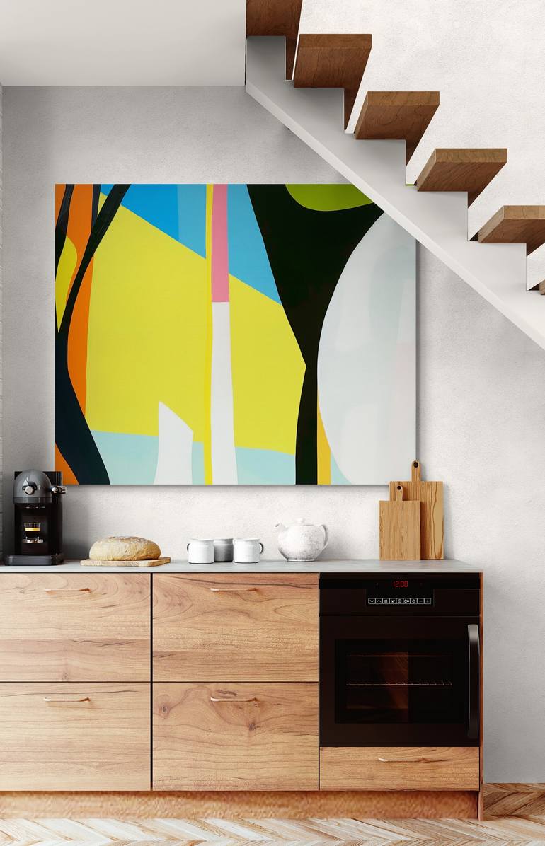 Original Impressionism Abstract Painting by Valentyna Kniazieva