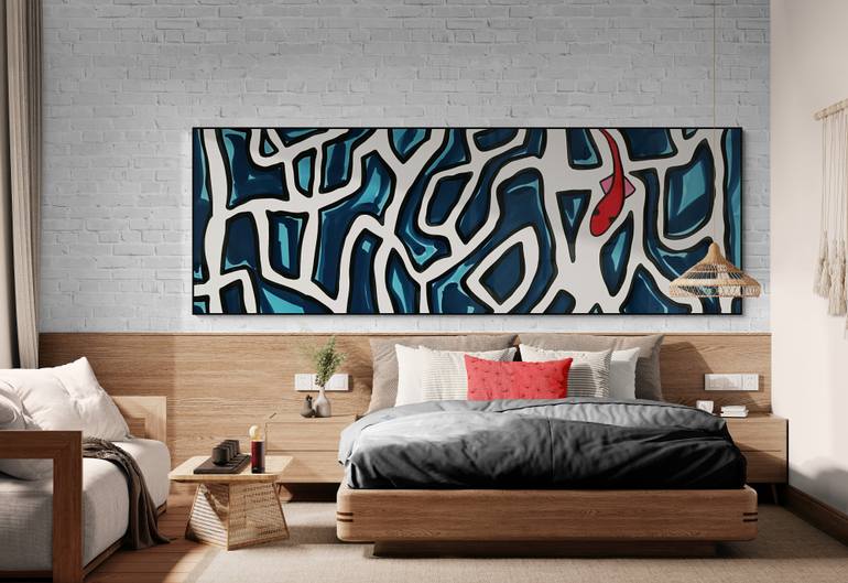Original Contemporary Abstract Painting by Valentyna Kniazieva