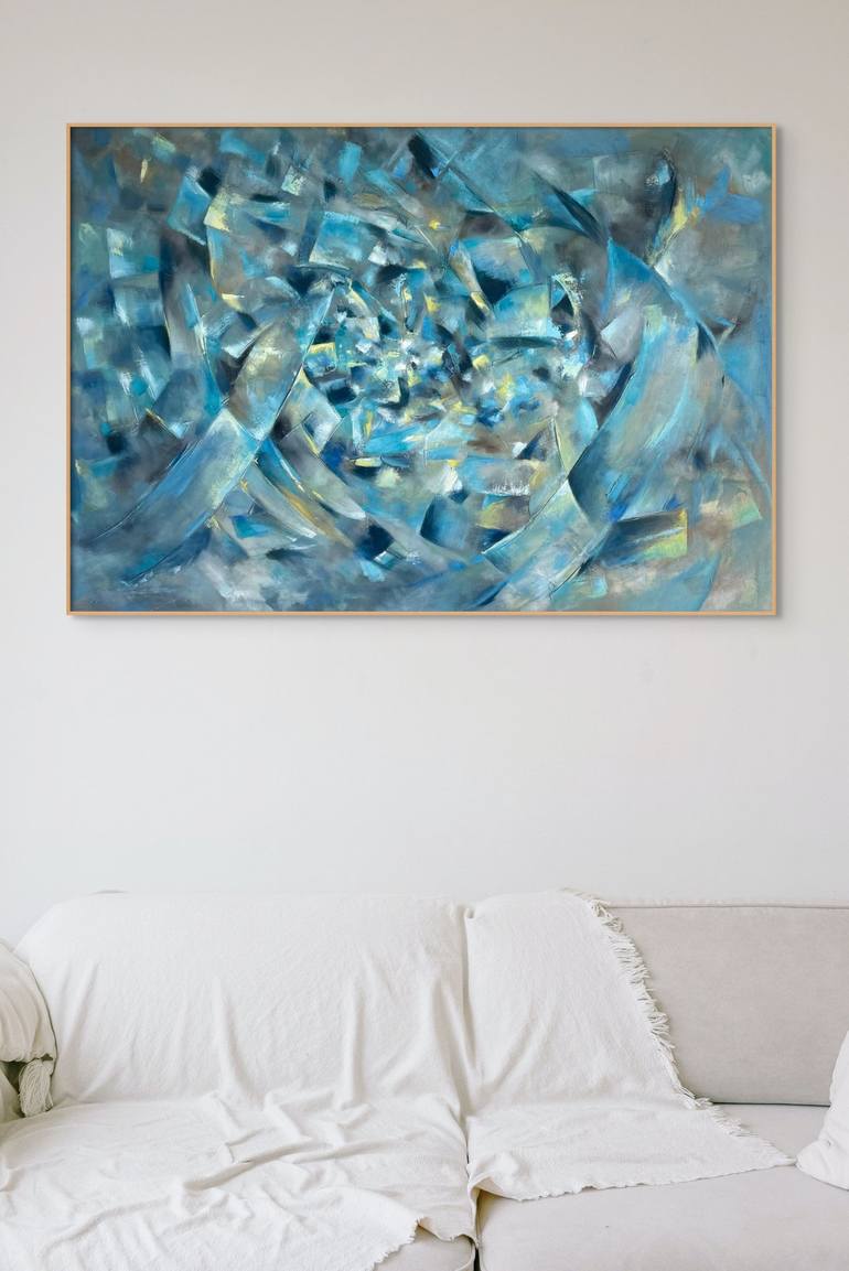 Original Abstract Painting by Victoria Romarniuc