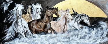 Print of Horse Paintings by Ko An