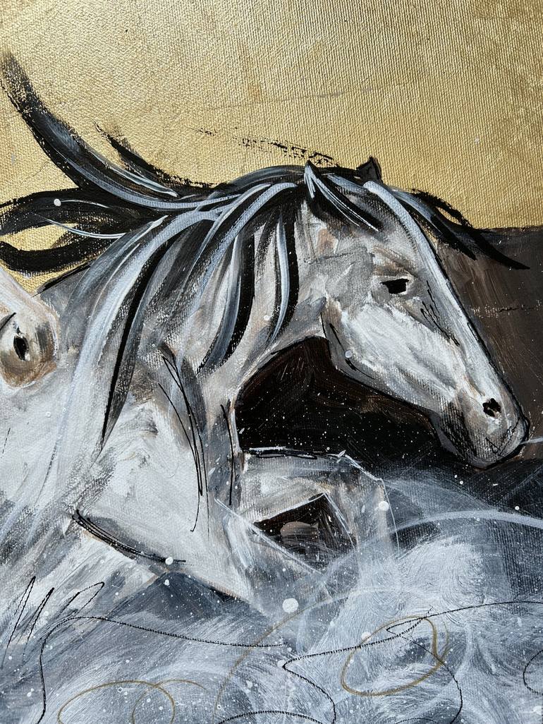 Original Horse Painting by Ko An