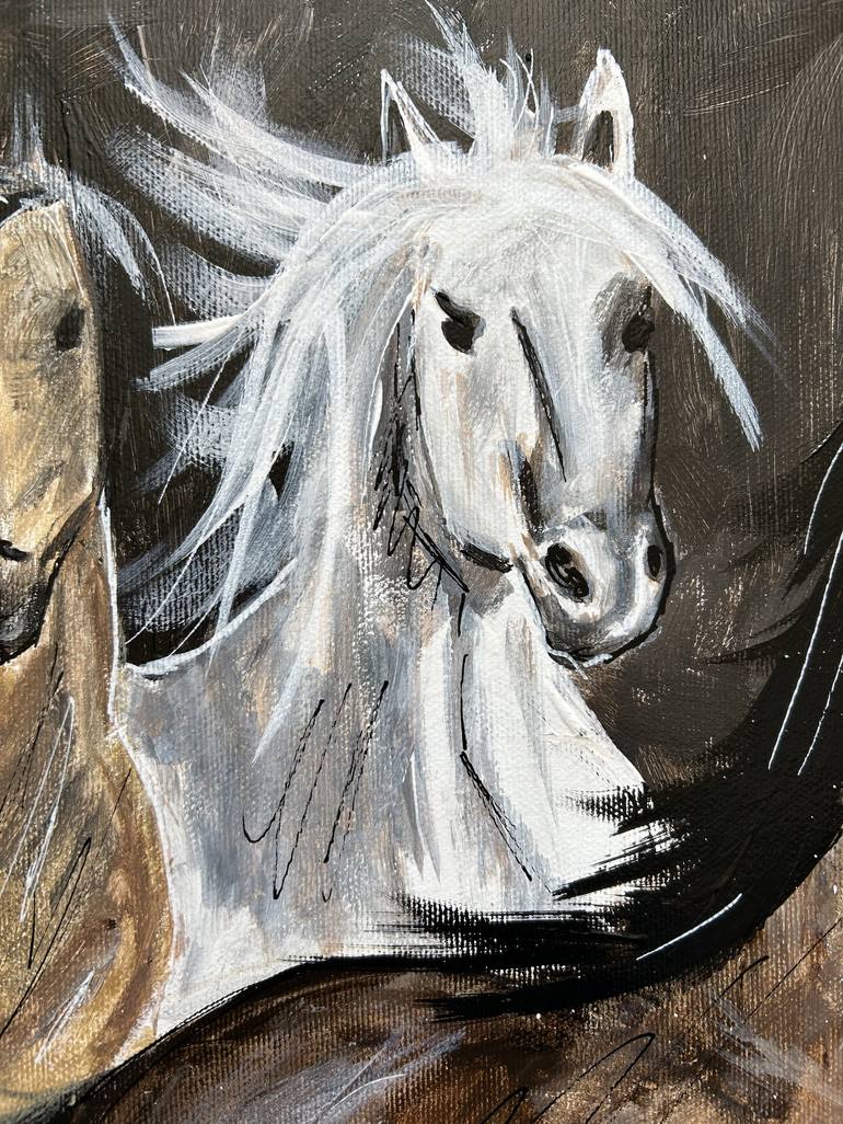Original Horse Painting by Ko An