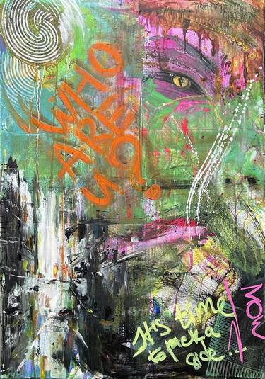 Original Conceptual Abstract Painting by Ko An