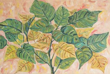 Print of Art Deco Botanic Paintings by jing xue