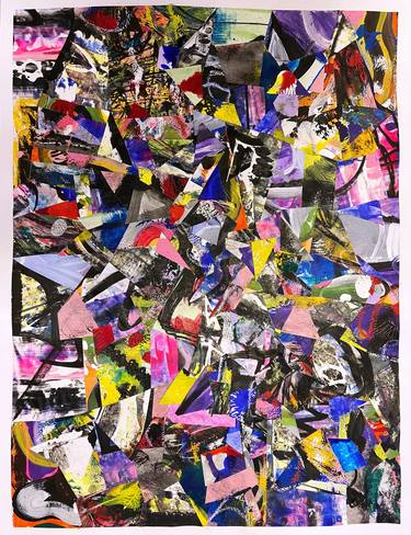 Print of Abstract Collage by Eva-Maria Schmid