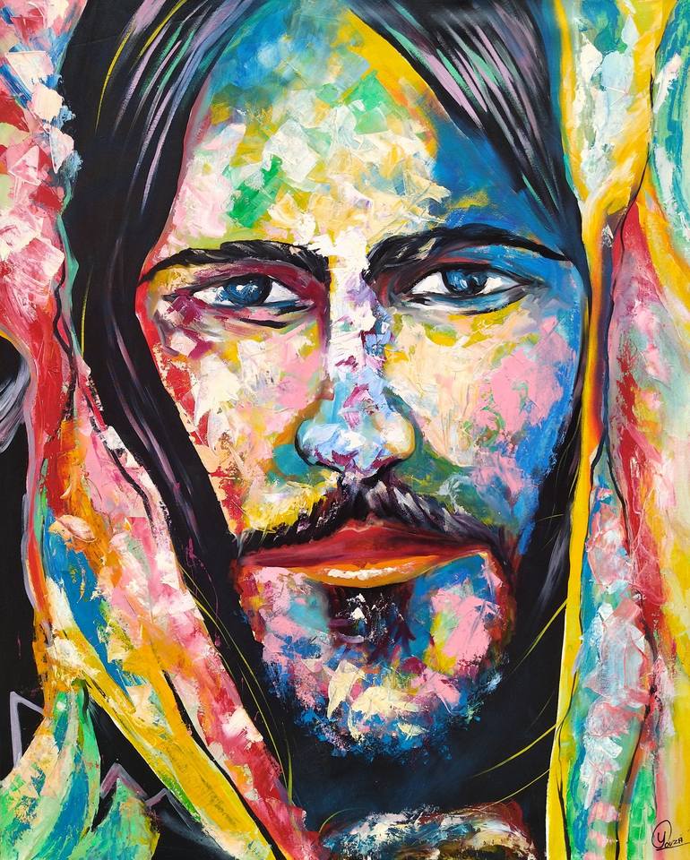 Christ Painting by Yunier Pouza | Saatchi Art