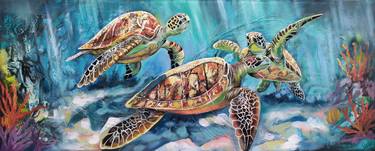 Original Contemporary Animal Painting by Yunier Pouza