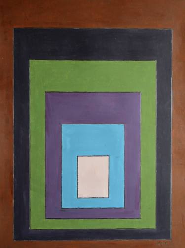 Original Abstract Geometric Paintings by Kay MacDonald