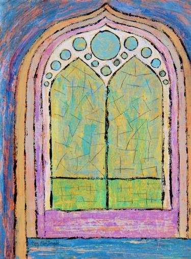 Stained Glass Window Pink thumb