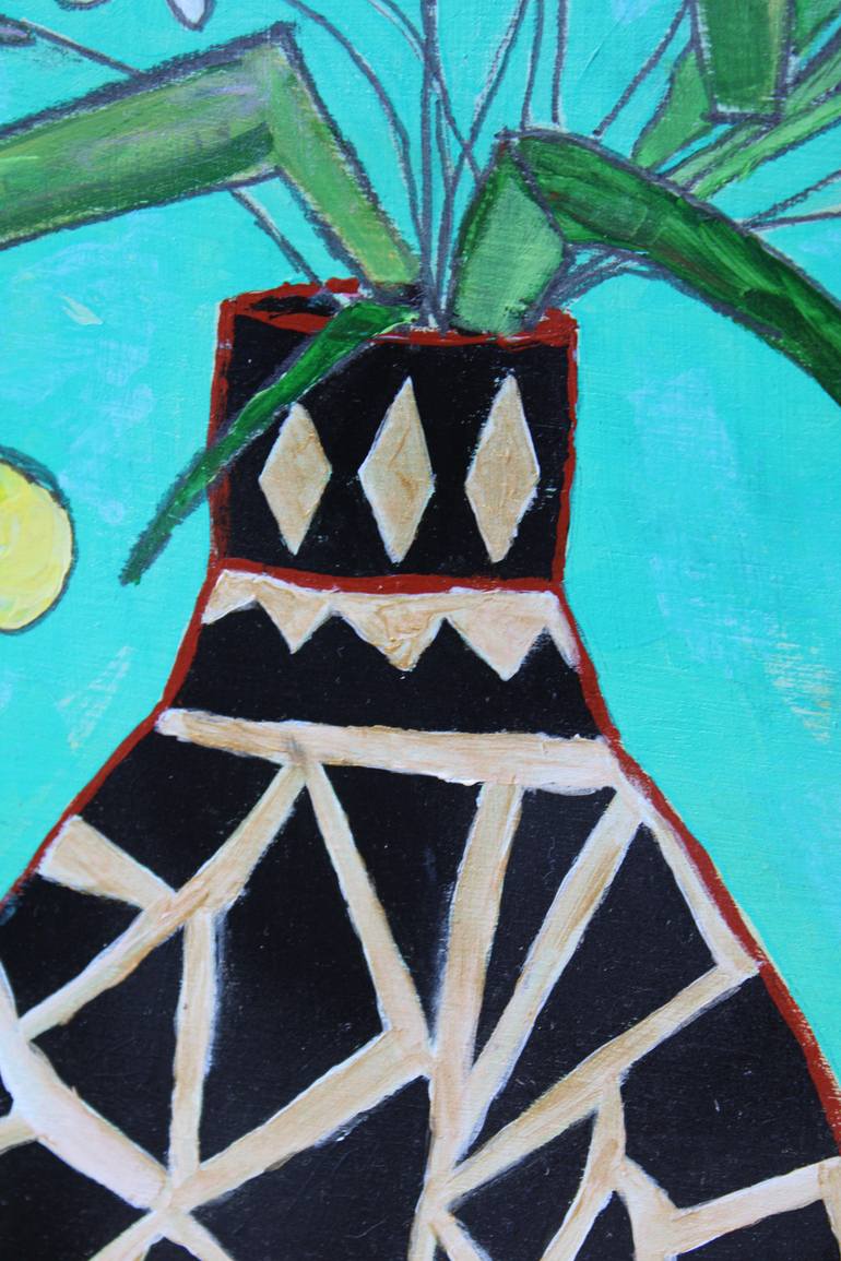 Original Abstract Floral Painting by Kay Macdonald