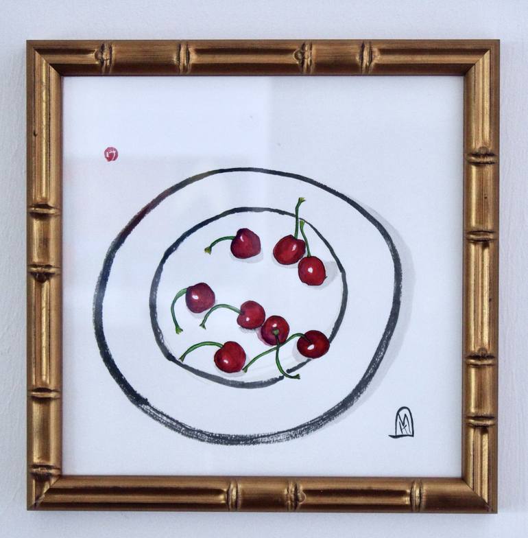Original Post-impressionism Food & Drink Painting by Kay MacDonald
