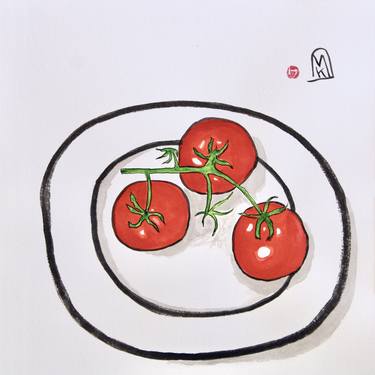Print of Minimalism Food & Drink Paintings by Kay MacDonald