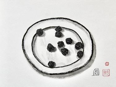 A Plate of Blackberries thumb
