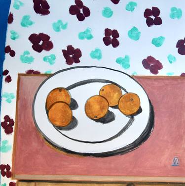 Print of Abstract Expressionism Food & Drink Paintings by Kay MacDonald