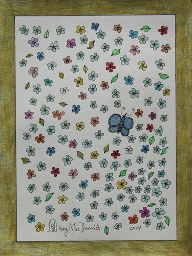 Original Illustration Floral Paintings by Kay MacDonald