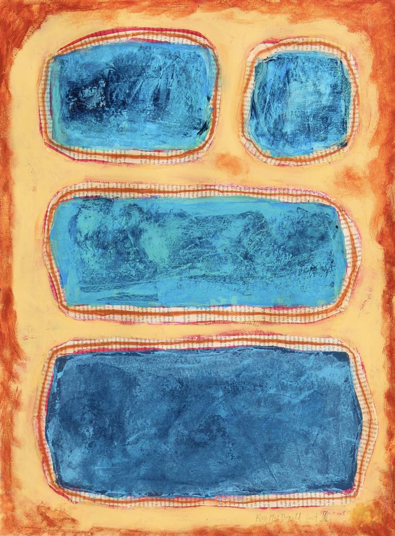 Print of Abstract Expressionism Abstract Paintings by Kay Macdonald