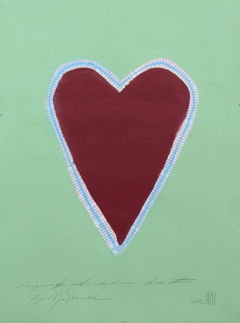 Original Love Painting by Kay Macdonald | Abstract Expressionism Art on Paper | The Heart of the Universe