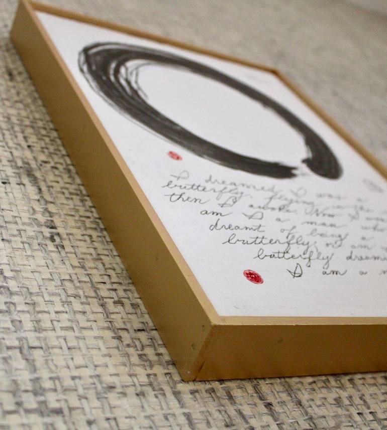 Original Black & White Calligraphy Painting by Kay Macdonald