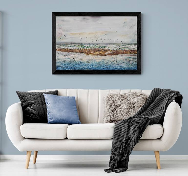 Original Fine Art Seascape Painting by Shweta Matai