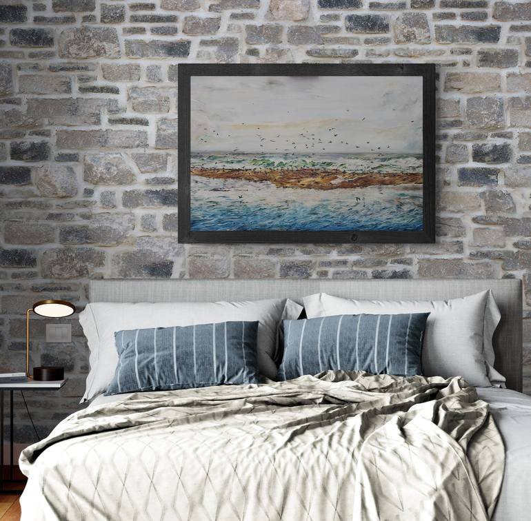 Original Fine Art Seascape Painting by Shweta Matai