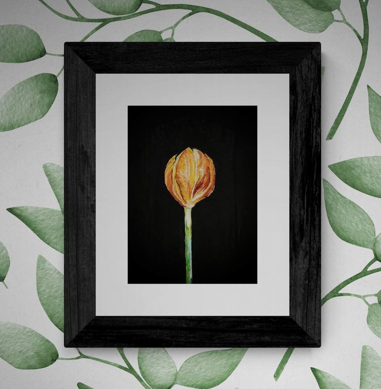 Original Contemporary Floral Painting by Shweta Matai