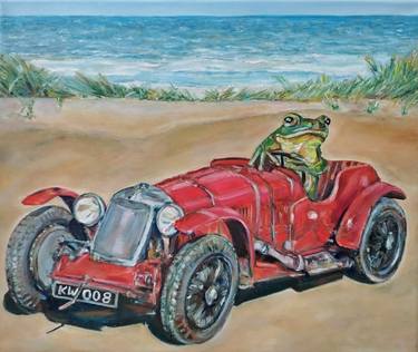 Original Realism Car Paintings by Jura Kuba Art