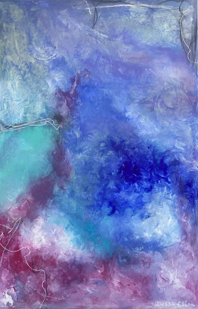 Layers of flow Painting by Alyssa El na Saatchi Art