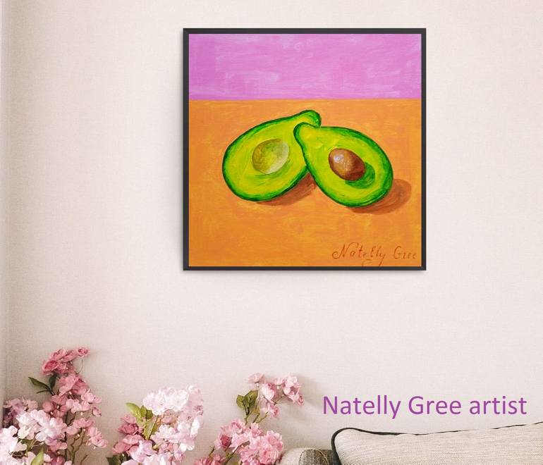 Original Abstract Food & Drink Painting by Natelly Gree