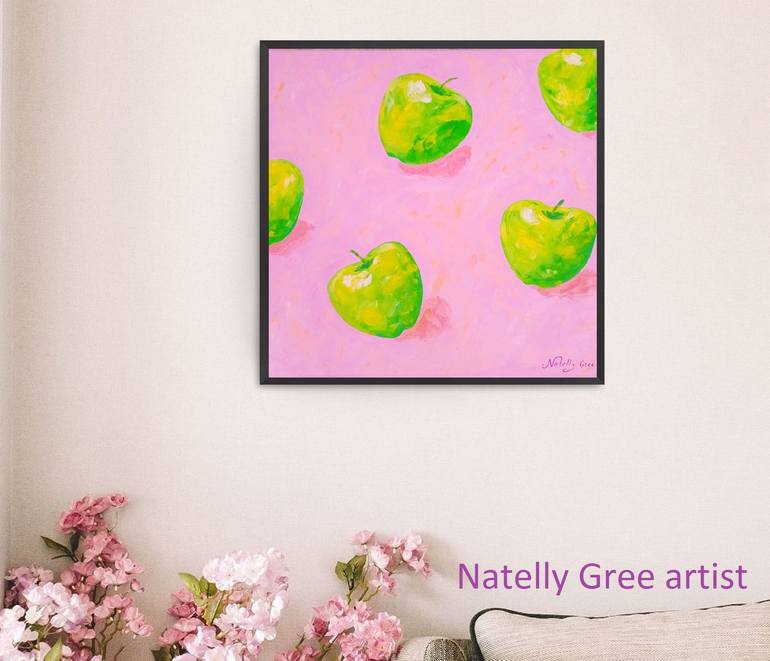 Original Abstract Still Life Painting by Natelly Gree
