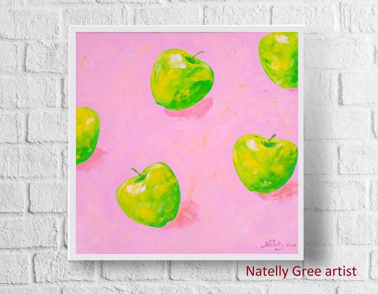 Original Abstract Still Life Painting by Natelly Gree